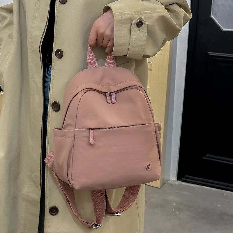 Stylish Minimalist Backpack for Women Lightweight Travel Bag with Phone Key Storage Small Chic Rucksack - 5