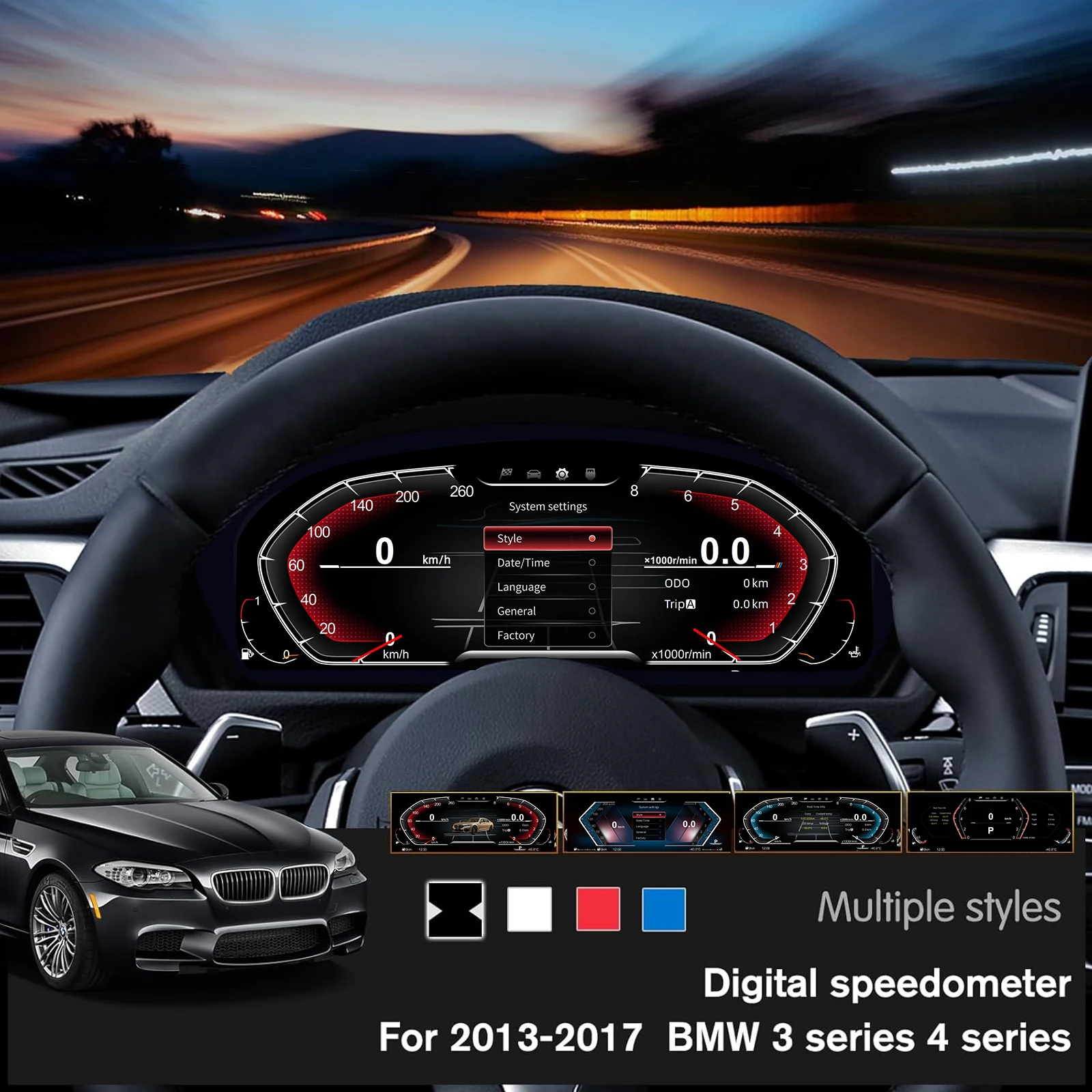 12.3"LCD Cluster Digital Dashboard For BMW F30 F31 GT-F34 F32 F33 F36 2013-2020