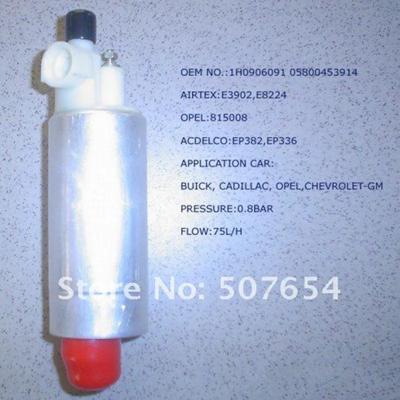 

High quality 2pcs car electric fuel pump DC12V 0.8bar 75L/H flow for Opel,Citroen,Fiat,Haguar,Lancia,Rover,Vauxhall