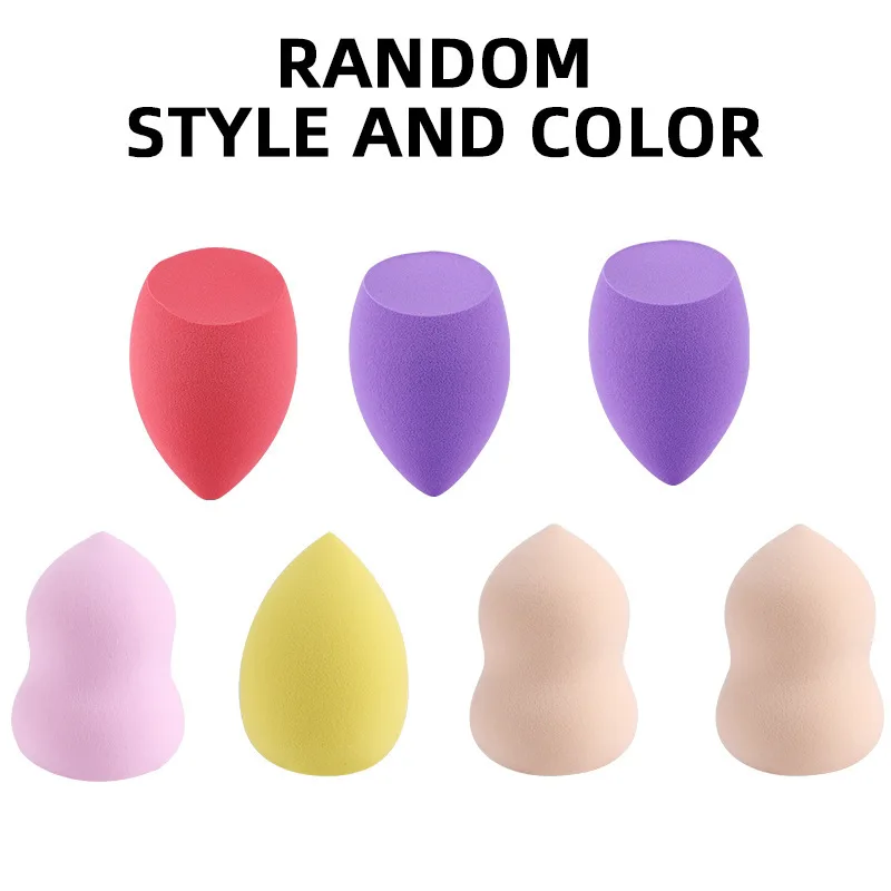 7 pack cosmetic egg style random color