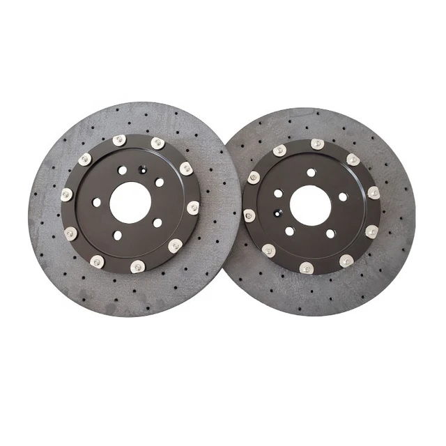 356X28mm Bremsscheibe Drilled Disk Set Carbon Ceramic Brake Disc For  Porsche Macan - AliExpress