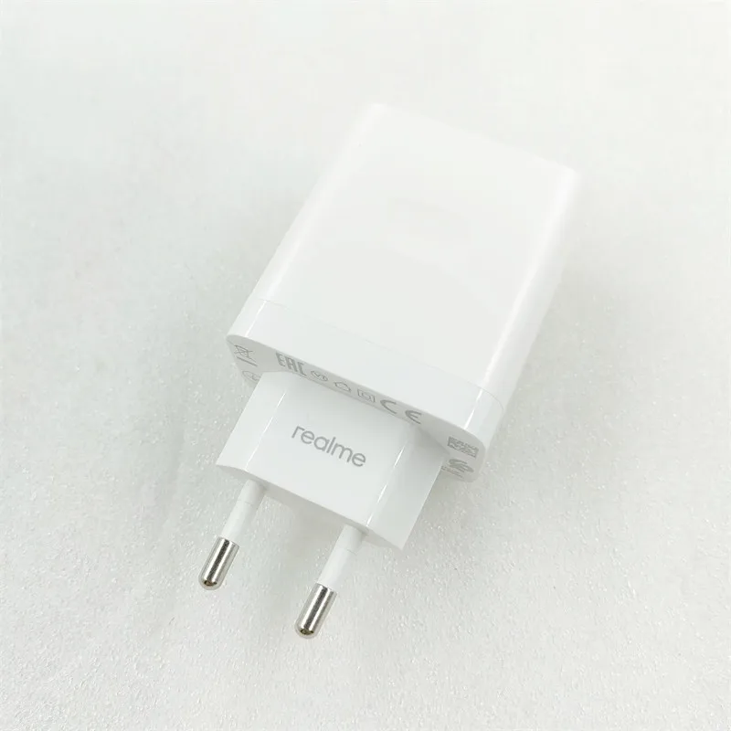 Original Realme 33W Dart/VOOC Fast Charger EU Power Adapter For
