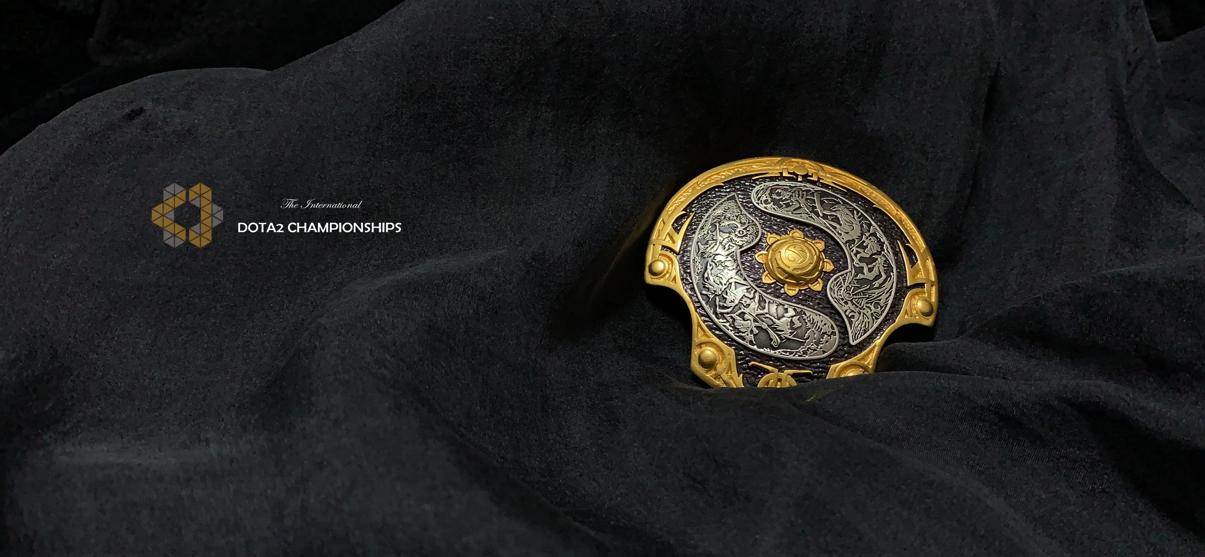 Qicanjewelry dota2 campeão escudo, dota 2 campeão escudo aegis dos campeões metal ornamento artesanal ti10