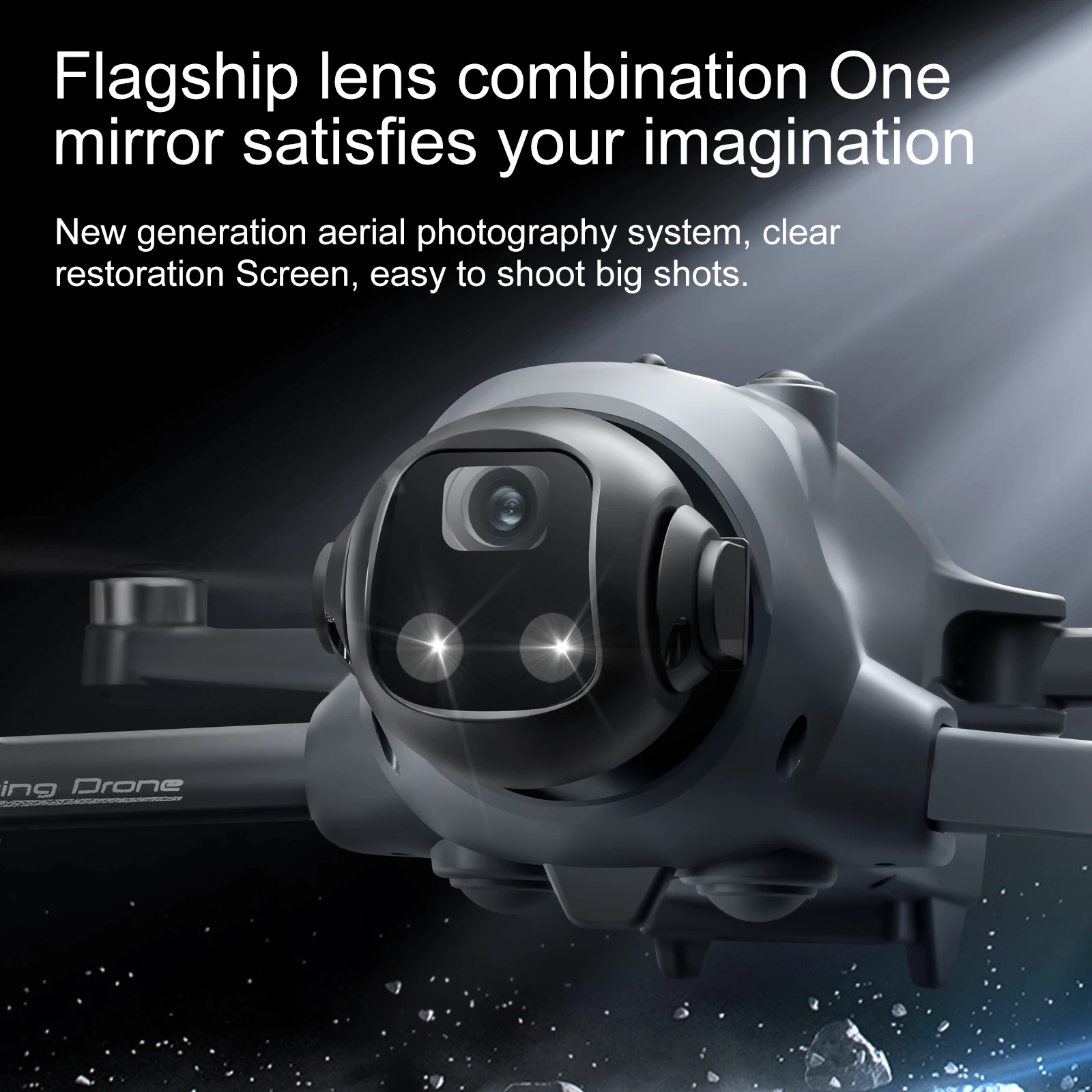 Drone GPS pliable 5G sans balais avec caméra HD 720P et retour automatique