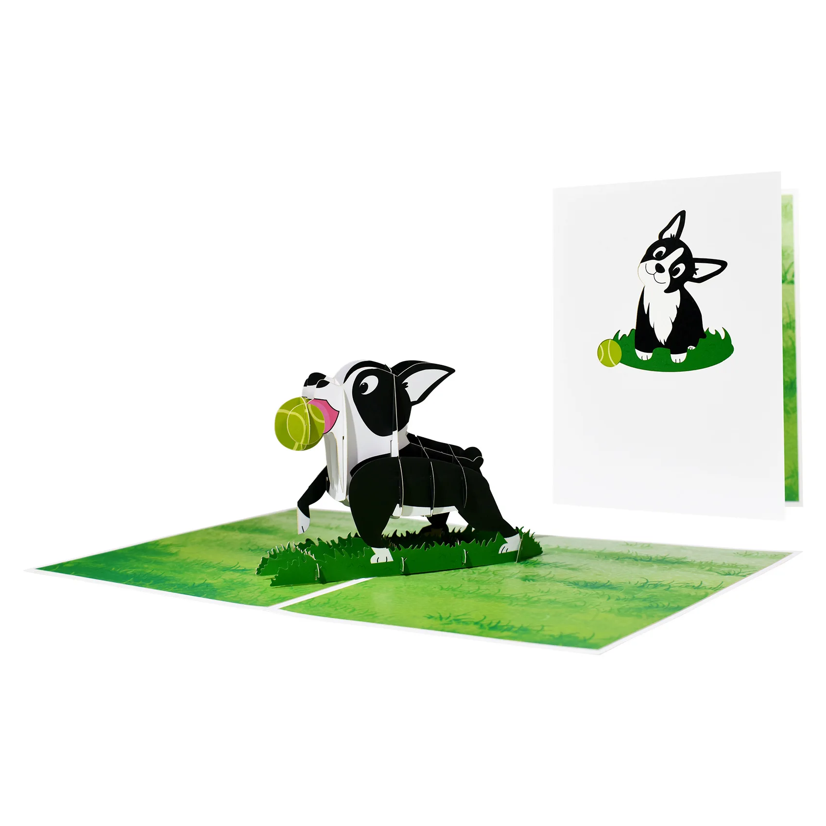 3D Animals Pop up Party Greeting Postcards Gifts Card Cat Dog Gift for Kids Birthday Christmas Wedding Decor The Dog on the Sofa