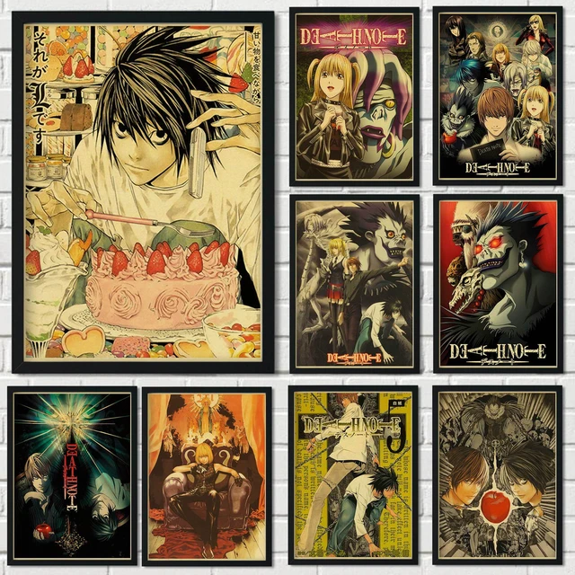 Death Note Characters Anime Poster – My Hot Posters