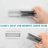 1/2/3PCS Silicone Shower Hair Catcher Wall Mounted Hair Stopper Hair Collector For Sink Bathtub Bathroom Accessories Reusable 4