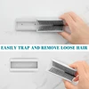 1/2PCS Silicone Shower Hair Catcher Wall Mounted Hair Stopper Hair Collector For Sink Bathtub Bathroom Accessories Reusable 4