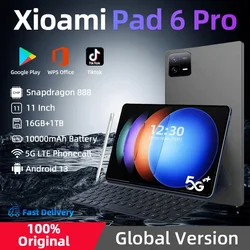 Tablet Pad 6 Pro versión Global Original, Android 13, 16GB + 1TB, Snapdragon 2024, 5G, Tarjeta SIM Dual, WIFI, HD, 4K, Mi Tab, 888