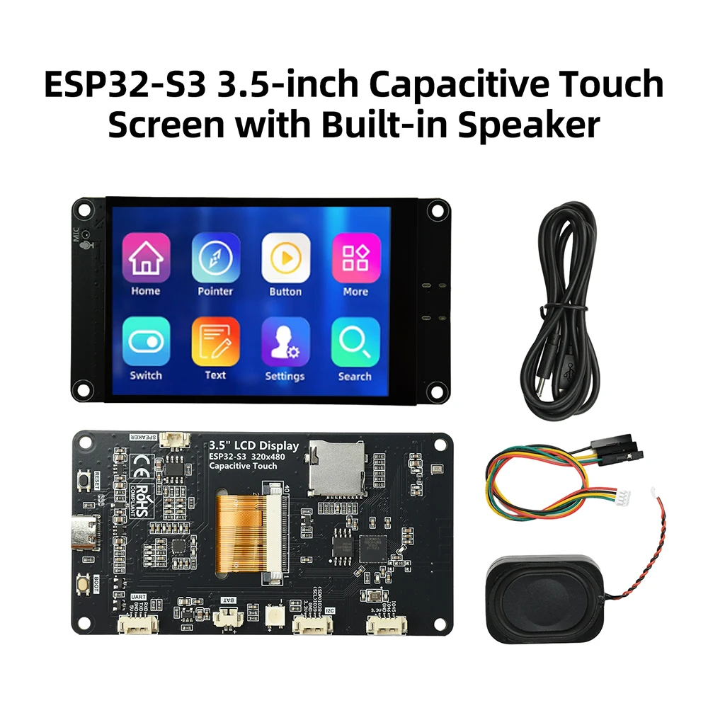Enhanced Dual-Core Dev Board with 3.5-Inch Touchscreen, Bluetooth, and Wi-Fi for Students & Makers DIY