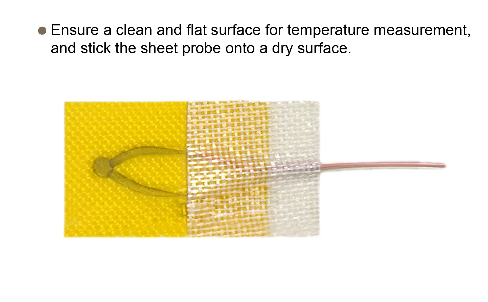K T J Type Surface Mount Adhesive Thermocouple Probe Thin Film Stick-on Sensor 0
