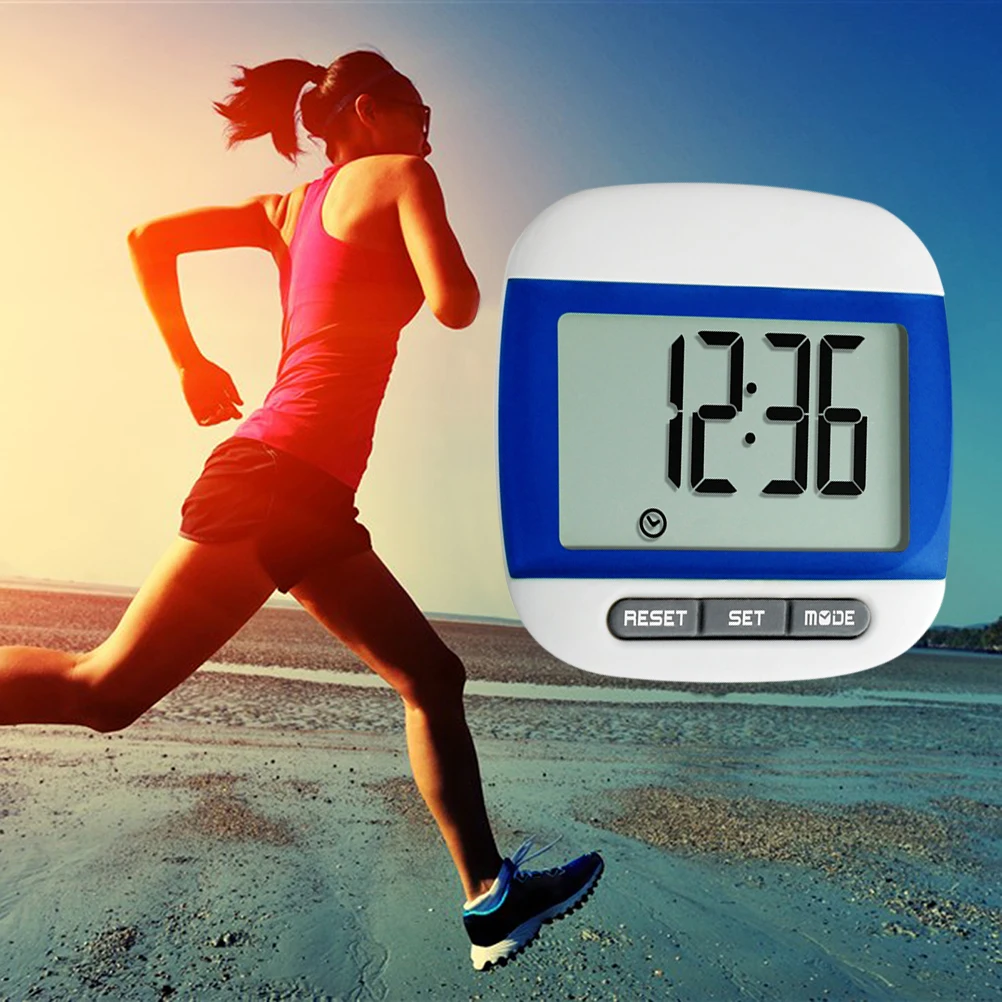 

Digital Pedometer for Walking Step Counter with Clip Large Display for Men Women Elderly Kids