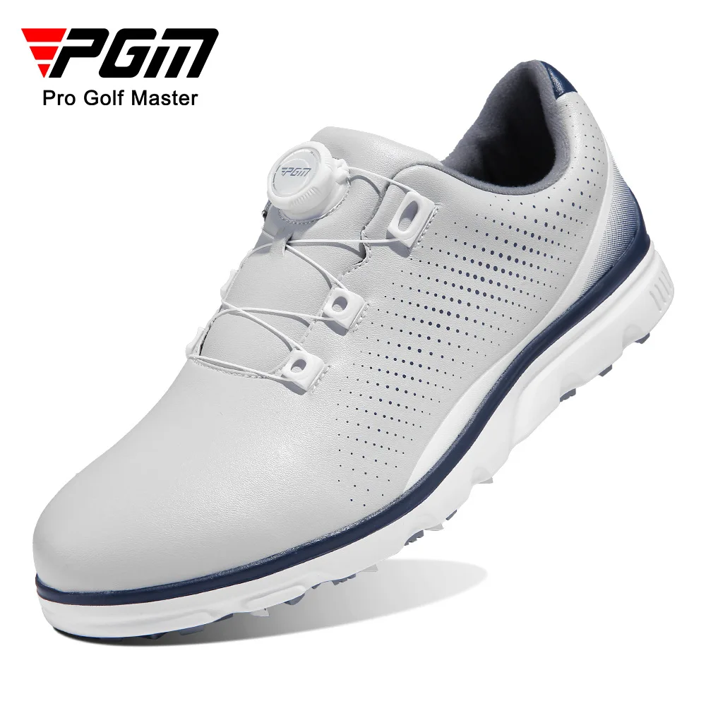 

PGM Golf Men's Shoe Anti slip Nails Waterproof Knob Laces Ultra Fiber Sports Shoes