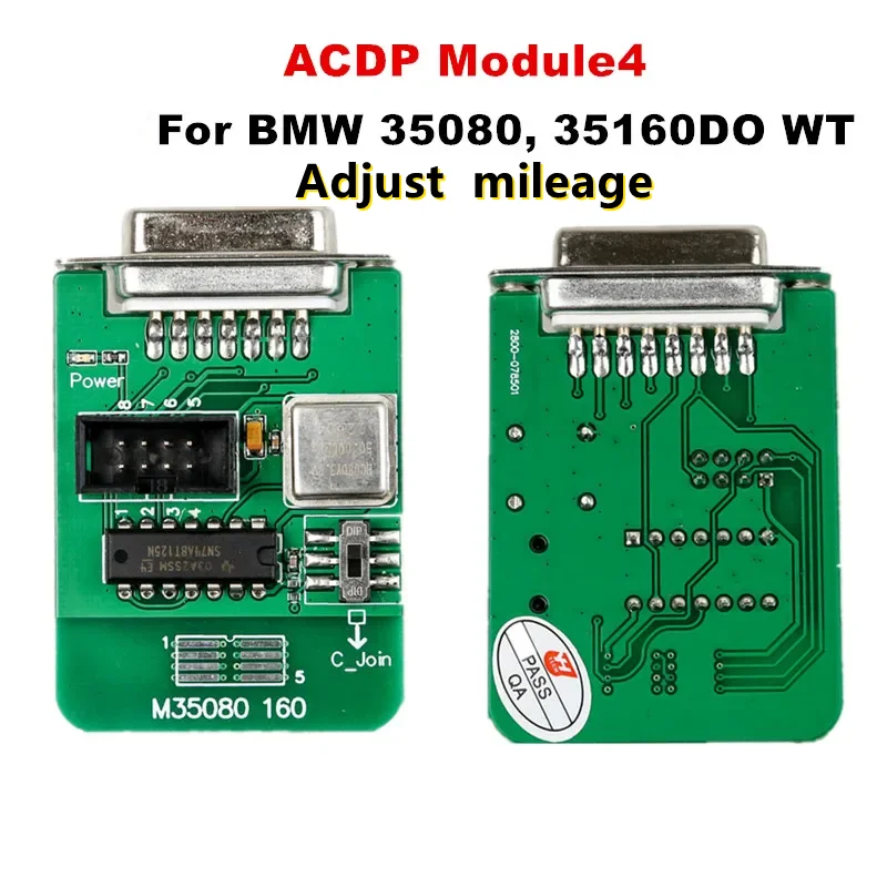 

Yanhua Mini ACDP Module4 для BMW 35080, 35160DO WT EEPROM чтение и запись с лицензией A802 сброс пробега
