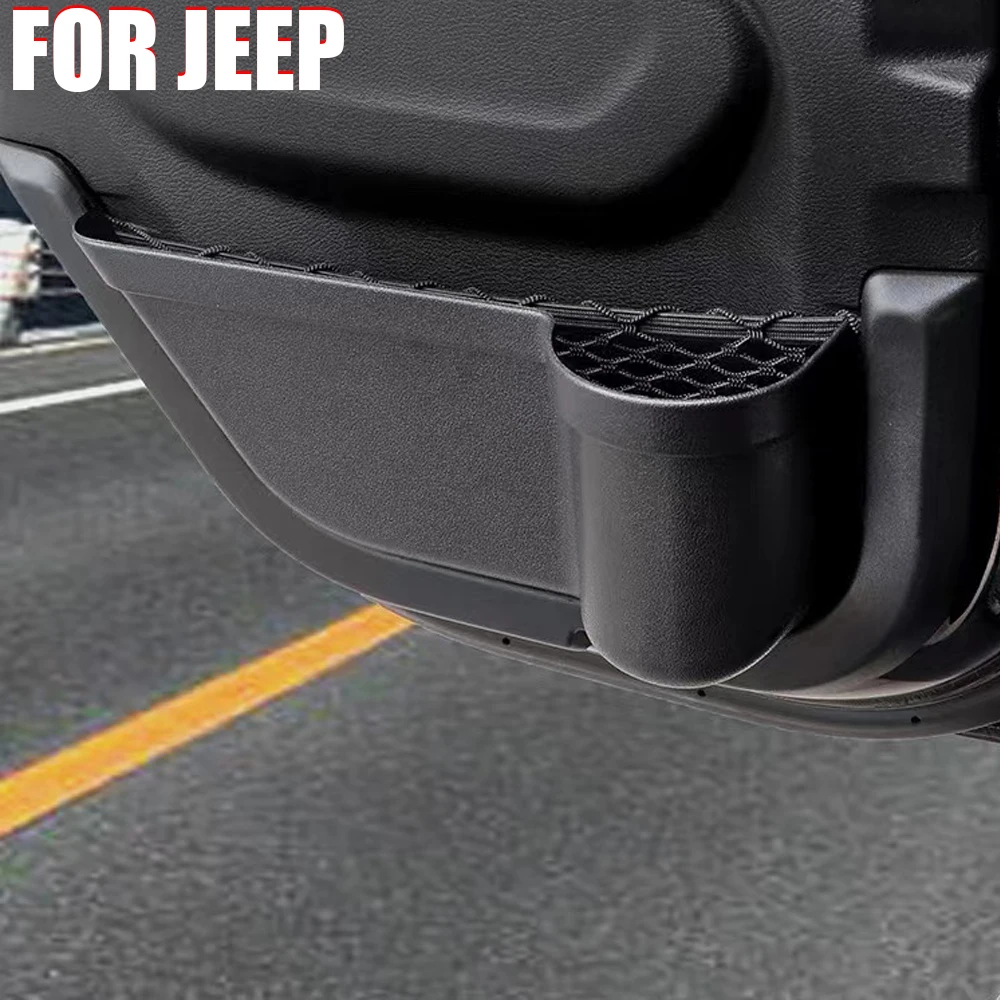 

Ящик для хранения на переднюю и заднюю боковые двери, поднос для Jeep 2018 2019 2020 2021 Rubicon Gladiator JT Wrangler JL JLU, спортивный интерьер