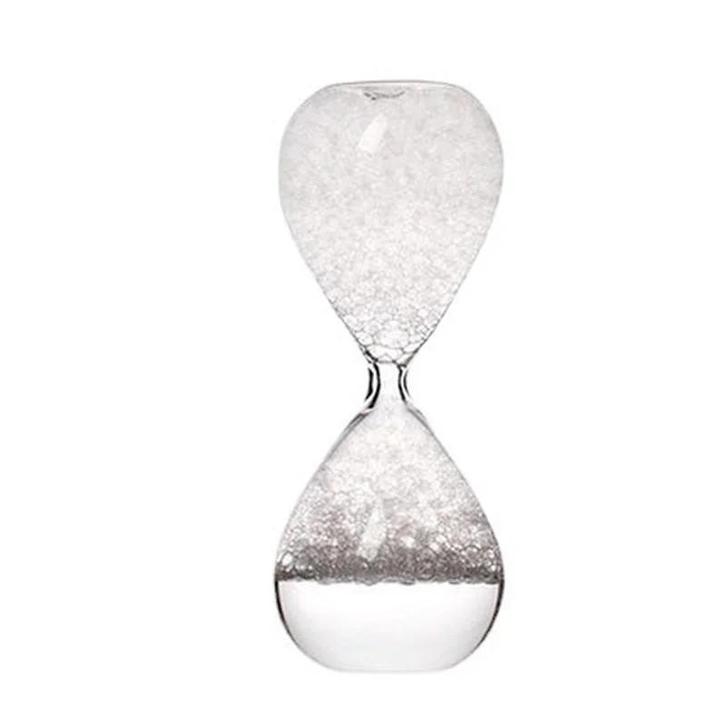 Creatieve Nieuwe Product Bubble Zandloper Niet Timer Woondecoratie Bureau Decoratie Bubble Water Vloeibare Drift Fles Glas Fun Gift