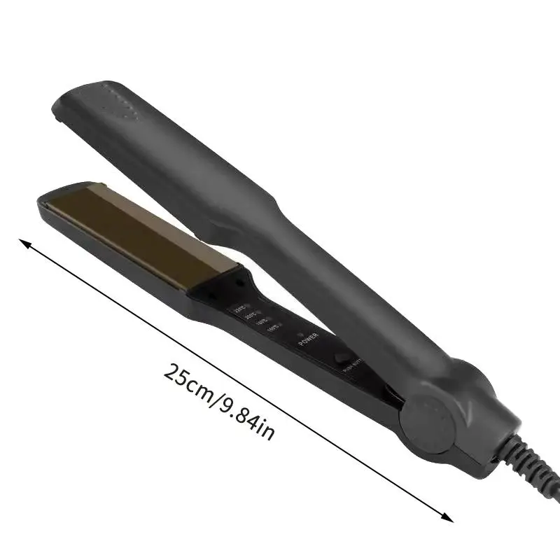 Dual-Function Professional Hair Styler with Ceramic Plates for Salon-Quality Results