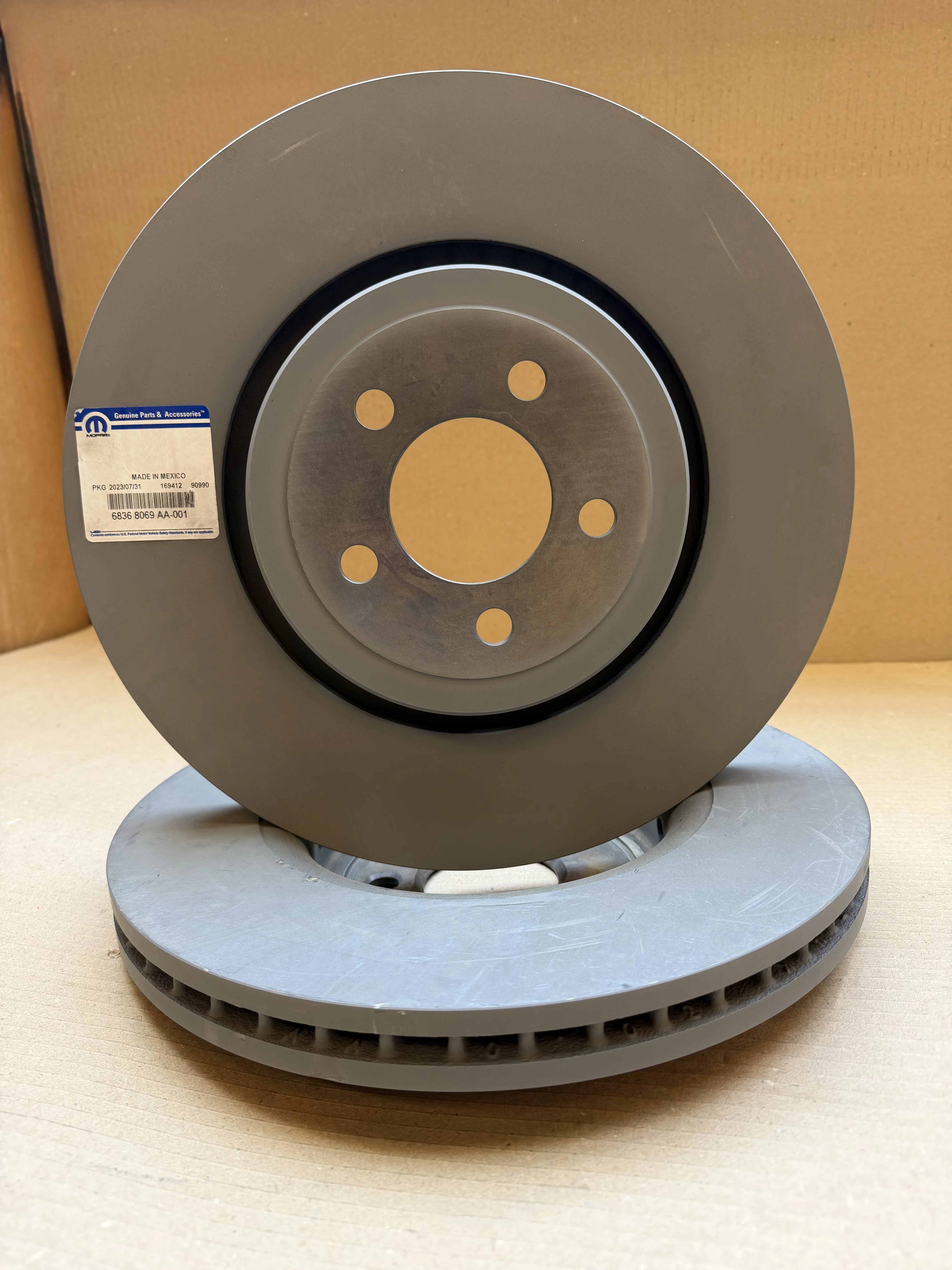 피아트 124 스파이더(1966-1985) 자동차 브레이크 디스크용 MOPAR 카본 재생 기계 스테이터 및 로터 변환 키트-신품 도매