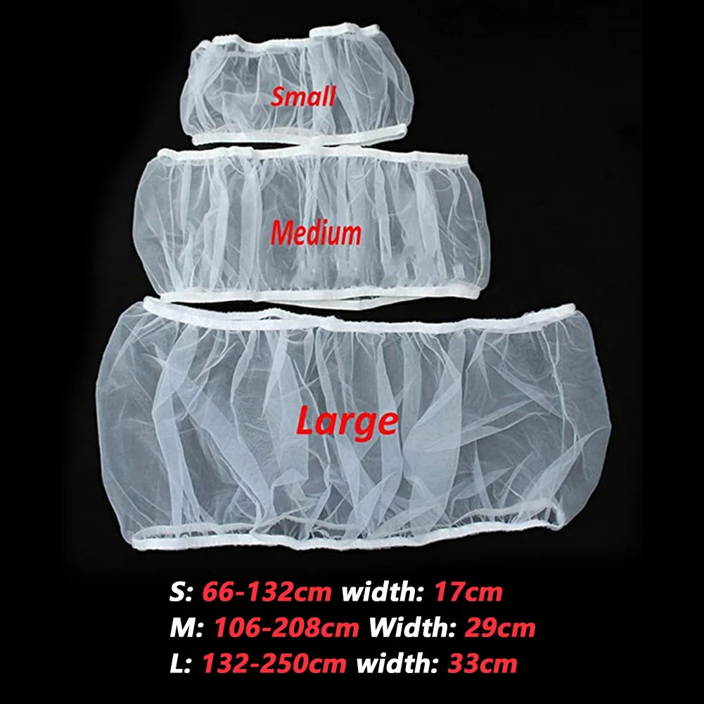 Nylon Mesh Receptor Seed Bird Parrot Cover Soft Easy Cleaning Nylon Airy Fabric Mesh Bird Cage Cover Catcher Supplies bird cage cover