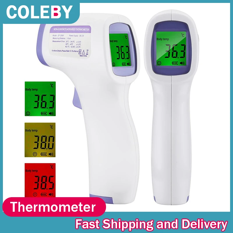 Non-contact Infrared Thermometer Baby Adult Infrared Temperature Meter Digital Temperature Gun LCD Display Thermometer