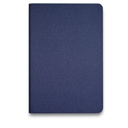 Smart Auto Sleep/Wake Flip Book Cover with Soft TPU Back - Teclast T65 Plus (Blue)