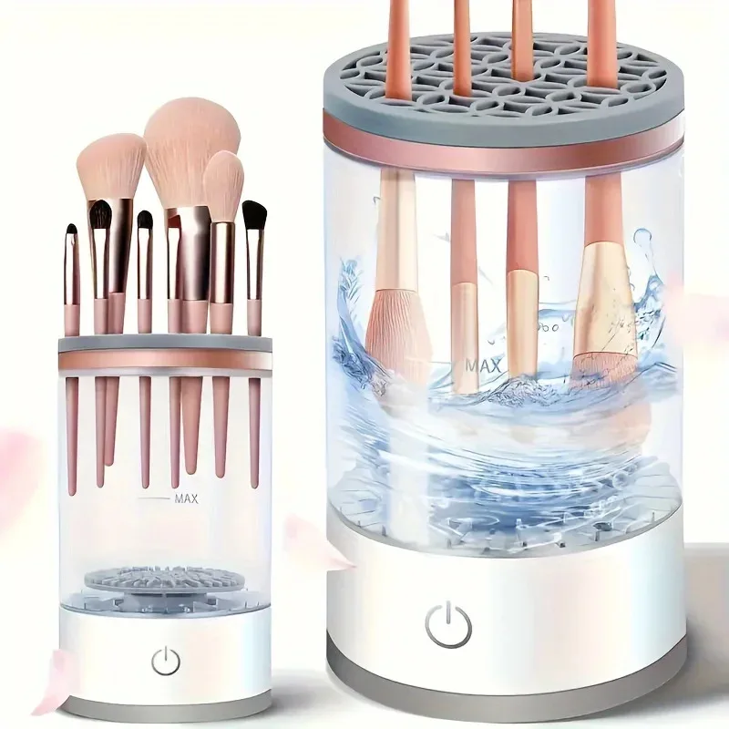 USB powered makeup brush cleaner and dryer