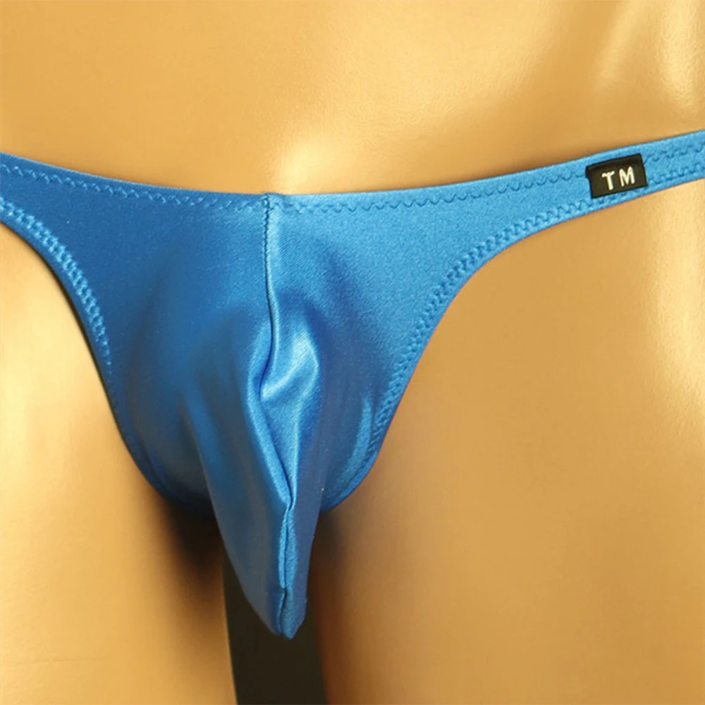 

Front Pouch Bag Sleeve Sexy Thong Men Underwear Mens G-String Thong Bulge Pouch Panties Micro Bikini T-back Underwear Briefs