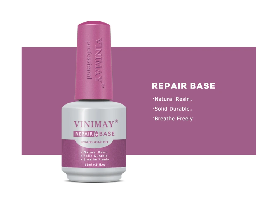 VINIMAY Base & Top Coat Gel Nail Polish