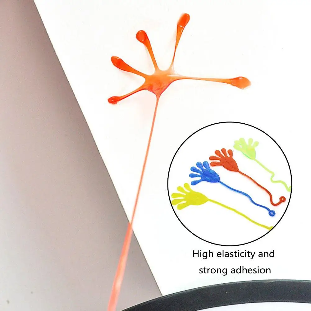 Novelty Kids Sticky Palm Toys Puzzle Climbing Wall Palm Decompression Sticky Hand Toys Elastically Stretchable fidget toys,stress relief toys,sticky toys
