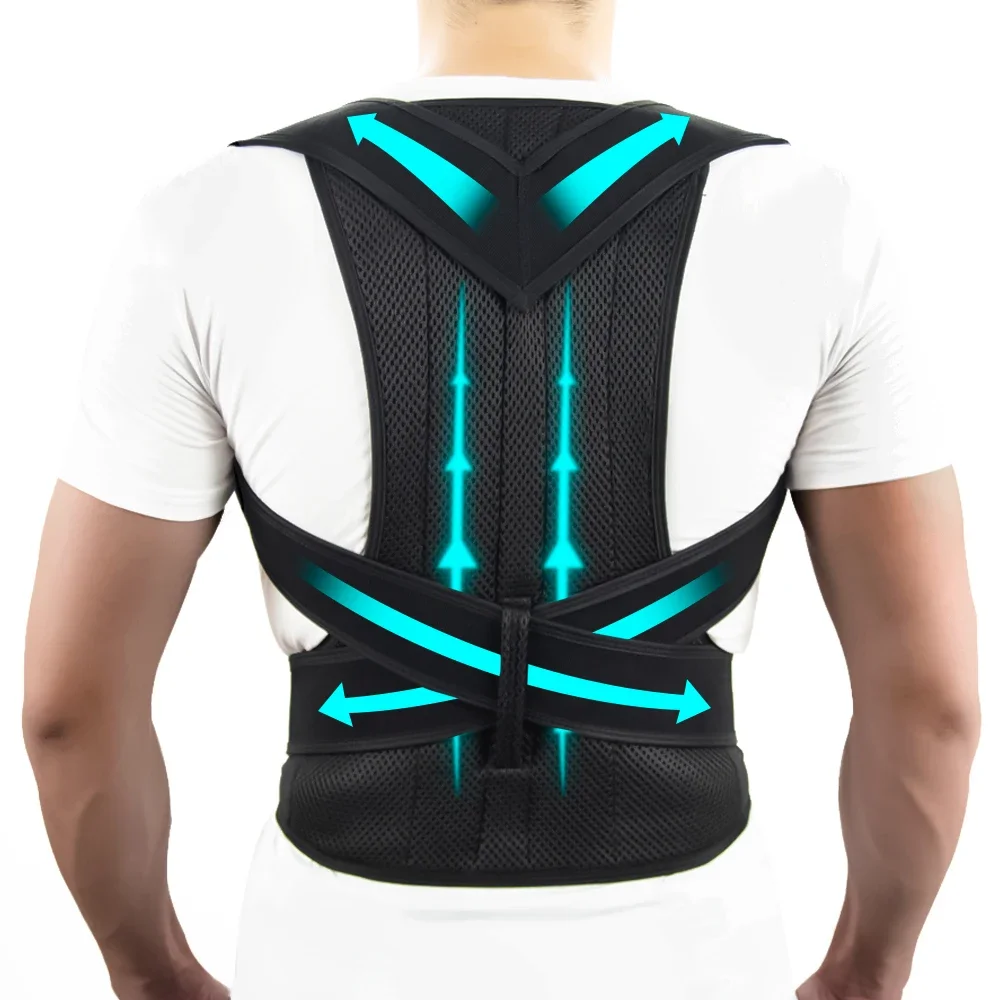 Adjustable Posture Corrector Back Brace for Men and Women
