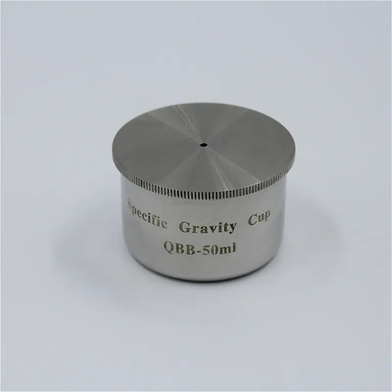 

High Accuracy Picnometer Density Cups Metric 50cc/ml Stainless Steel Densitometers Analyzers Tools