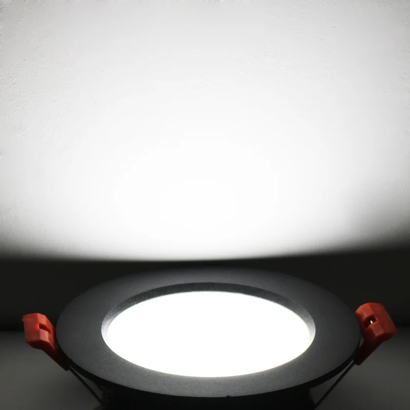 맞춤형 구매자 LED 다운라이트, 18W 천장 스포트라이트, 오목한 램프, 따뜻한 흰색, 차가운 AC220V-240V, 6 개