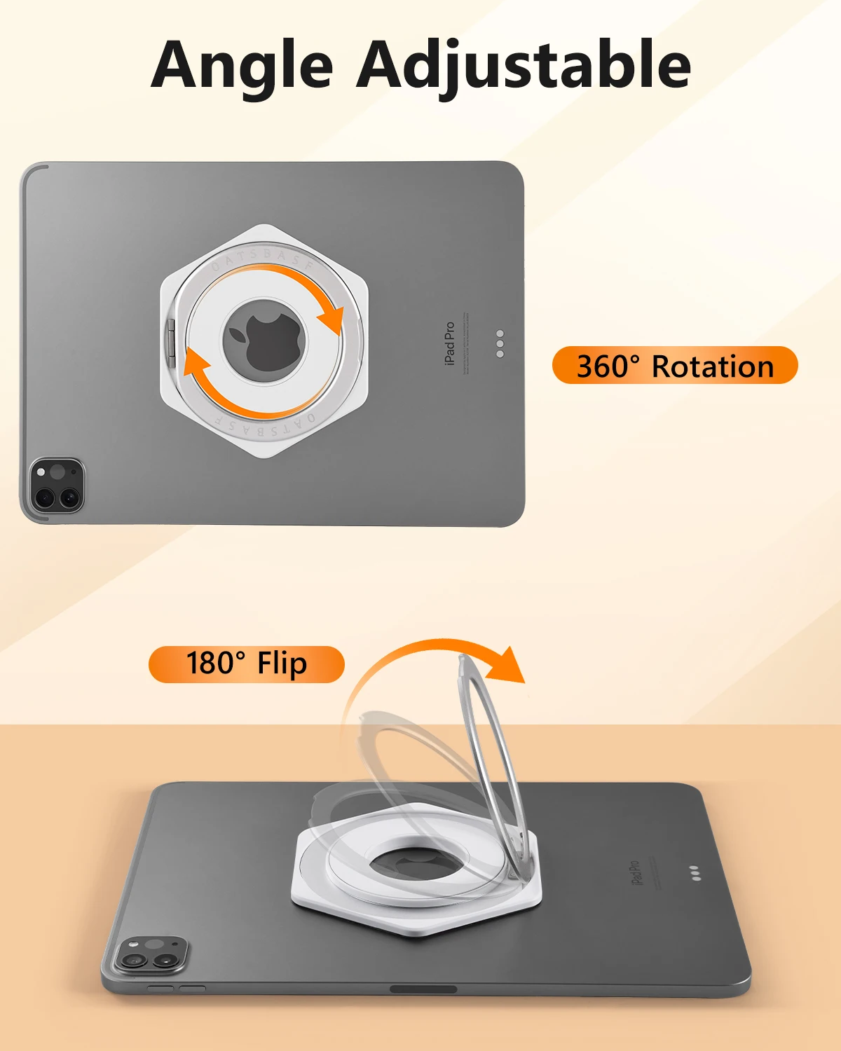 Eary for iPad Holder Aluminum Tablet Stand With 360°Rotatable Magnetic Grip Holder Stand Compatible With iPad Mini All Tablets