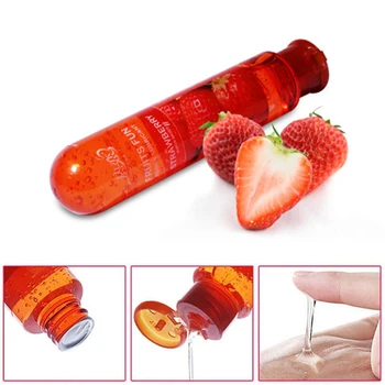 Lickable Lubricant Passionate Fruity Lubricant Water-Soluble Body Adult Sex Strong Wire Drawing Easy to USE 1