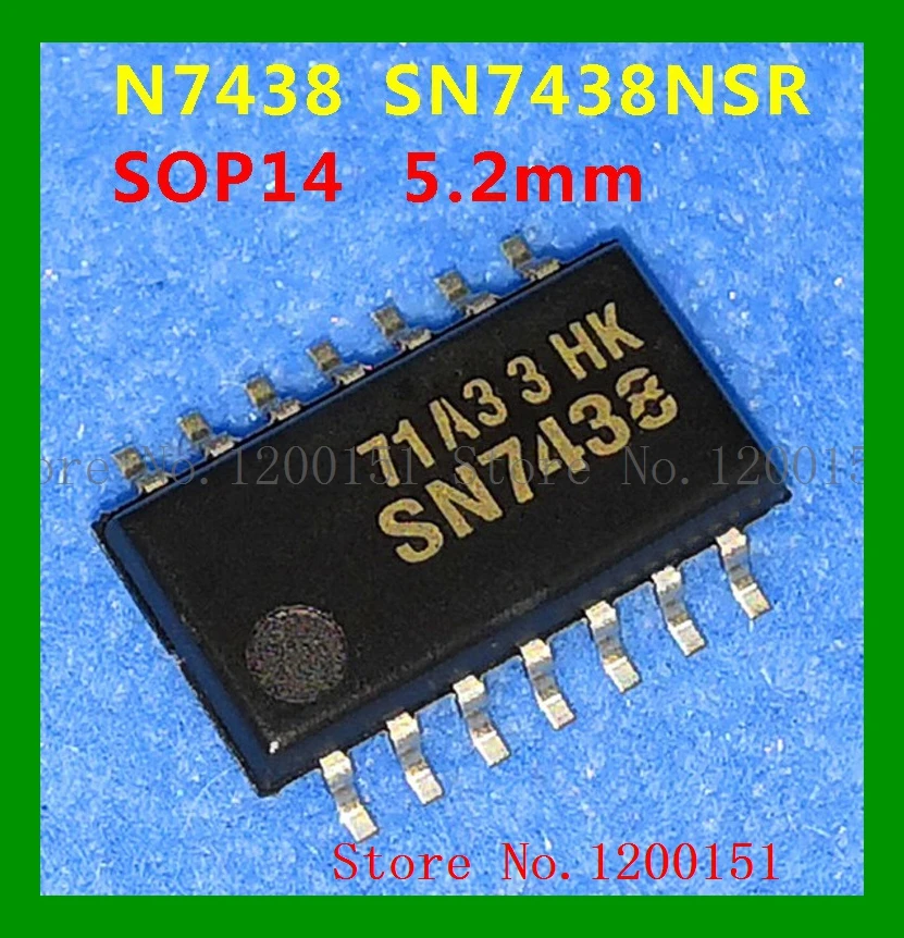

SN7438 N7438 SN7438NSR SOP14 5,2 мм
