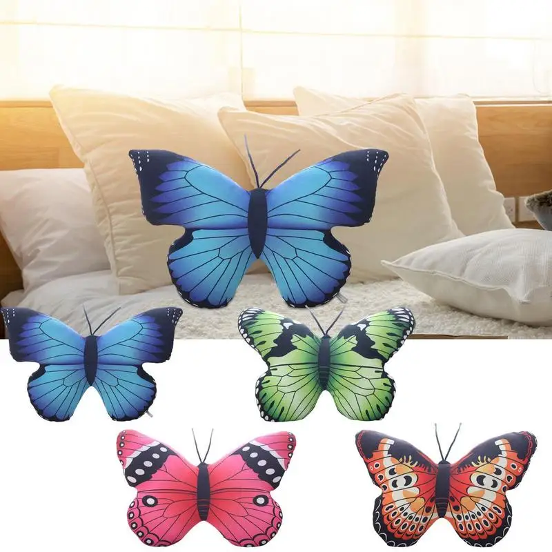 CreativeSmulationButterflyPlushPillowSoftStuffedAnimalButterfly