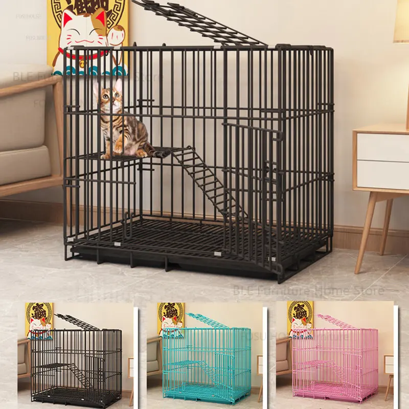 Home Indoor Kitten Ultra small Portable Folding Cat Cage Cat Villa