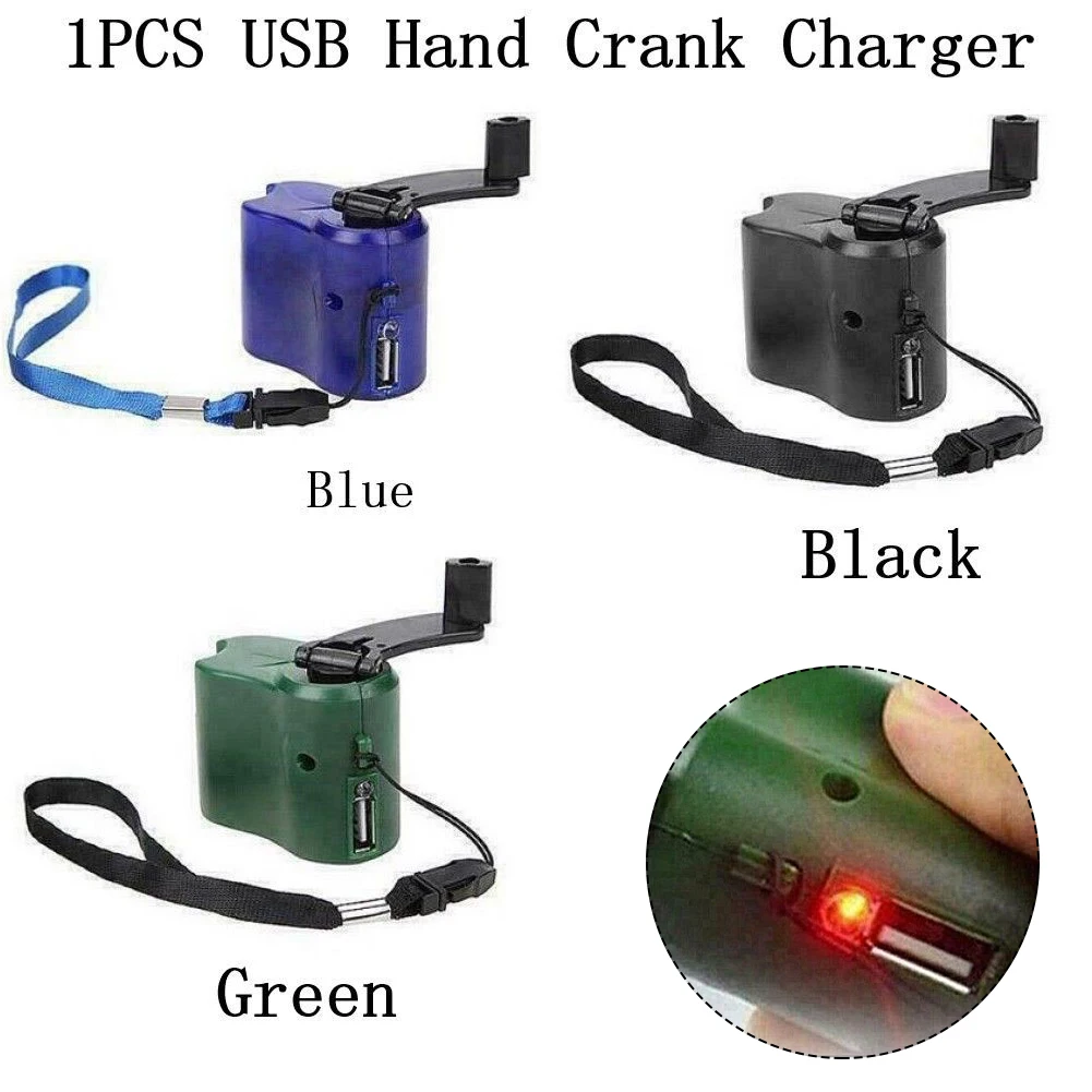 emergency manual mobile charger