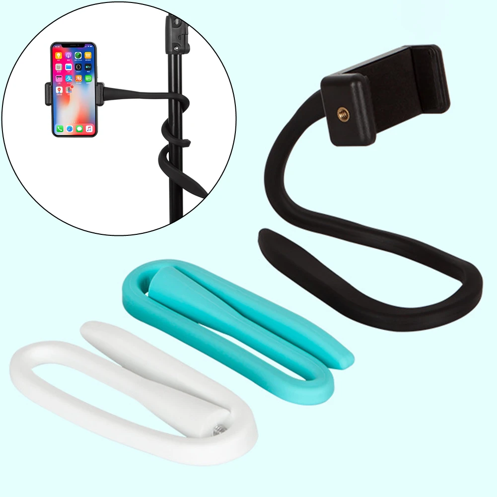 

Flexible Phone Holder Wrap Bundle Support Multifunctional Live Round Tube Fixed Support Extension Desktop Lazy Clip