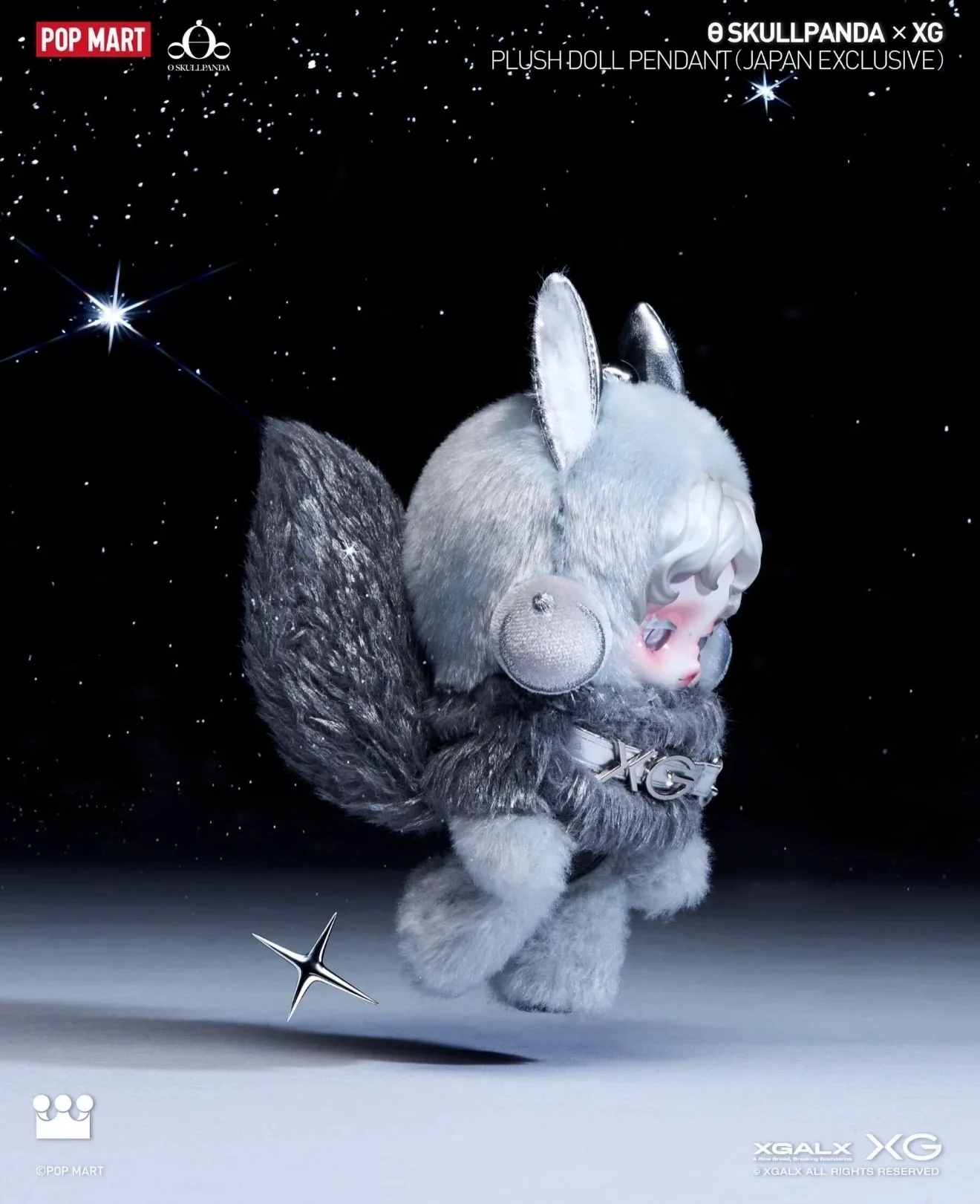 Authentic POP MART SKULLPANDA X XG Limited To Japan Series