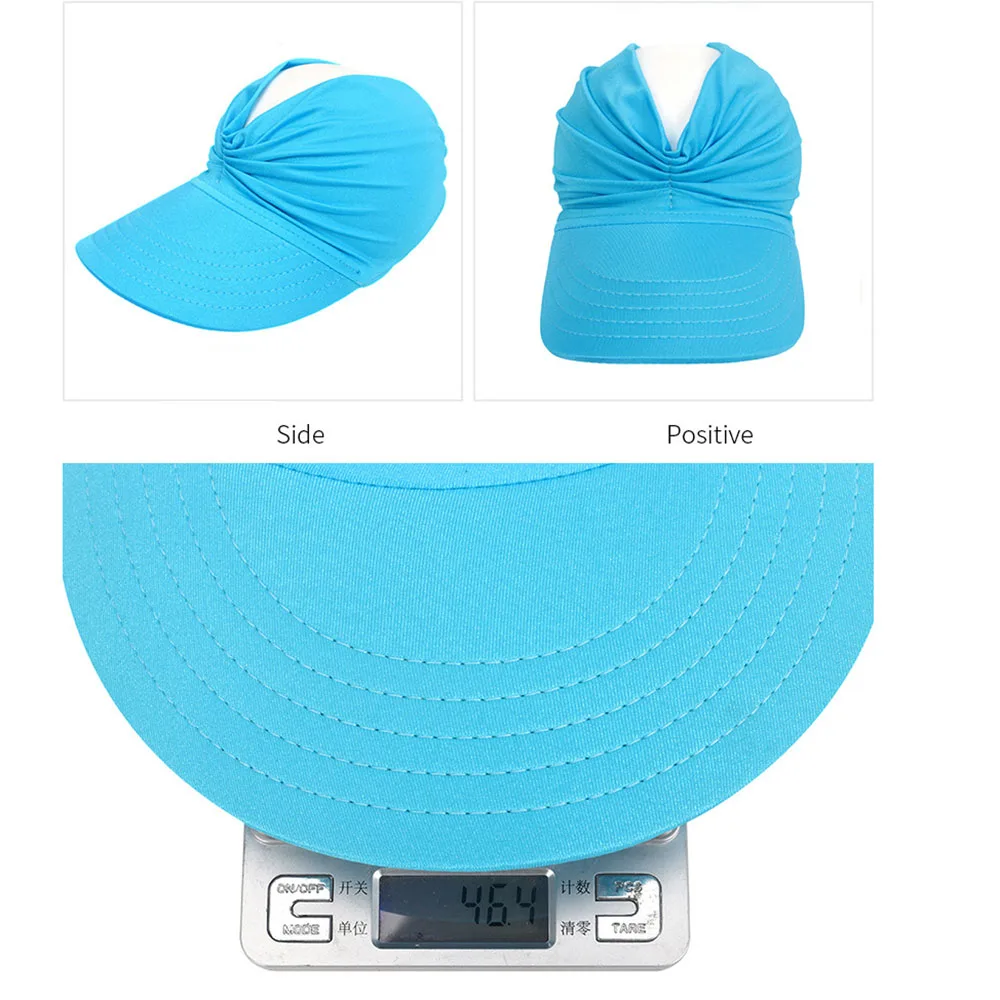 Summer Baby Beach Sun Hats Girls Boys Wide Brim UV Protection Baseball Cap For Kids Outdoor Breathable Empty Top Hat 4