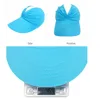 Summer Baby Beach Sun Hats Girls Boys Wide Brim UV Protection Baseball Cap For Kids Outdoor Breathable Empty Top Hat 4
