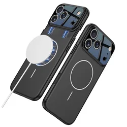 Dual - Tone Magnetic Circle Case with Enhanced Camera Protection - iPhone 17 Pro (Black)