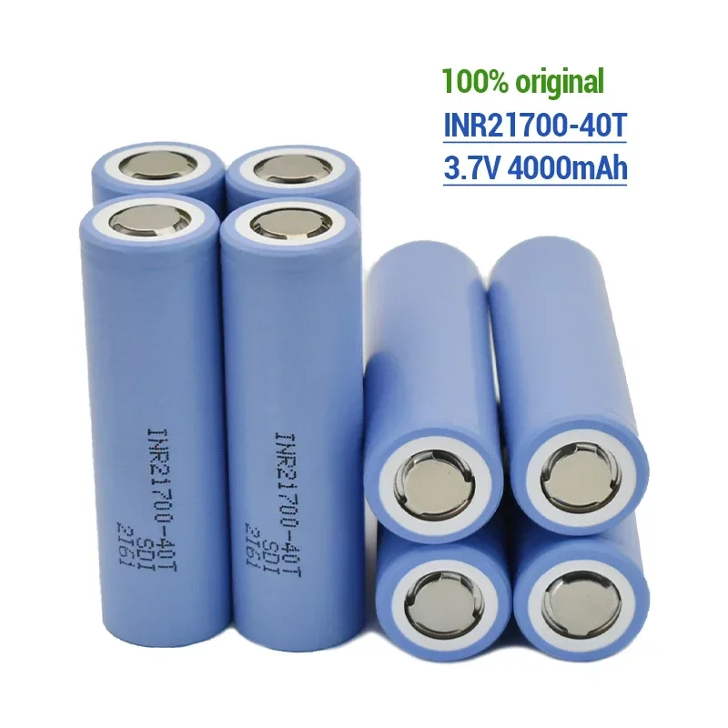 

Free Shipping 100% NEW 21700 4000mah 30A 40T 3.7V High Discharge/capacity Li-ion Rechargeable Battery PK 30T