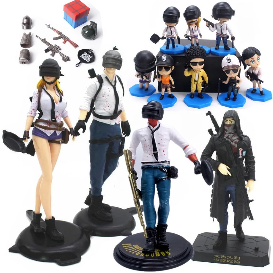 Game PLAYERUNKNOWN'S Cake Topper Anime Figure PUBG