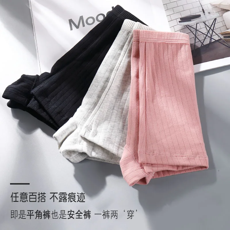 Women Boxers Underwear Cotton Ladies Safety Pants Female Seamless  Underpants Solid Cozy Boyshorts sexy lingerie 2023