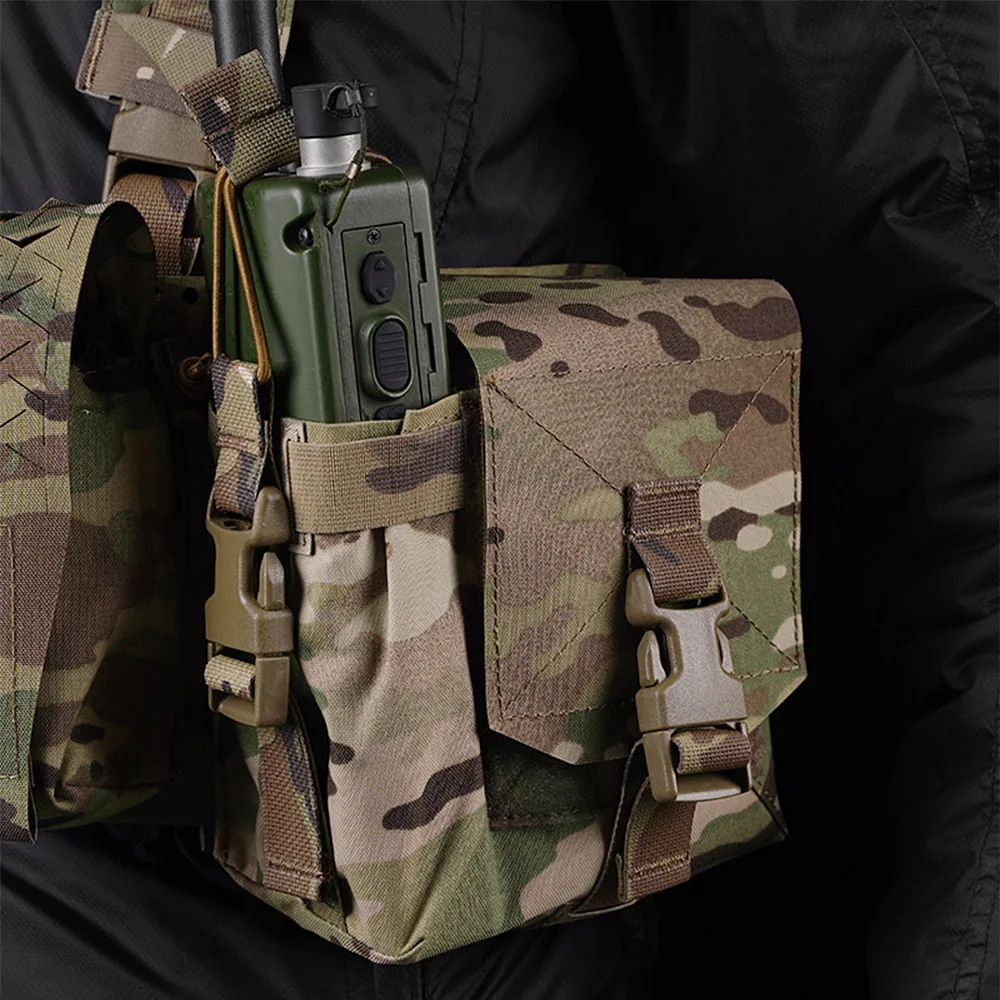 MOLLE 뮤턴트 파우치 다기능 서브 파우치, Harris152 MPU5 라디오 가방, 물병 보관, 나이트 비전 고글 556 MAG 캐리어