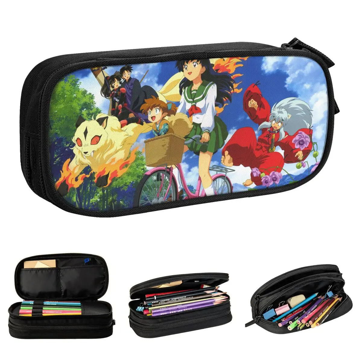 

Карандаши для карандашей с рисунком аниме, большой емкости