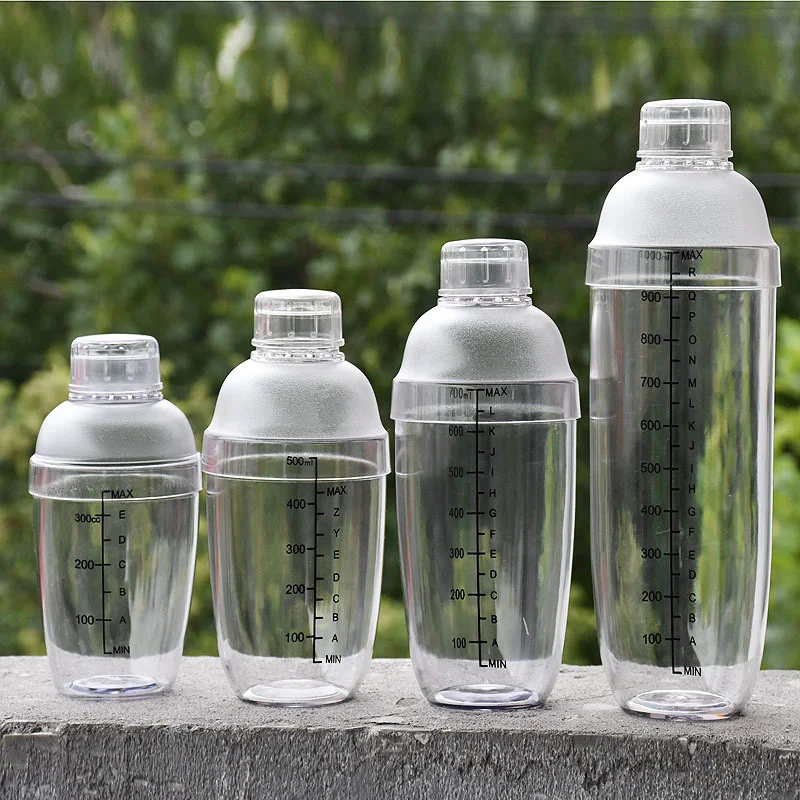 1PCS 350ml/530ml/700ml/1000ml Tea shop special Shake Pot Shaker full set of Hand-cranked Milk Snow grams Mug YHJ121605 cocktail shaker