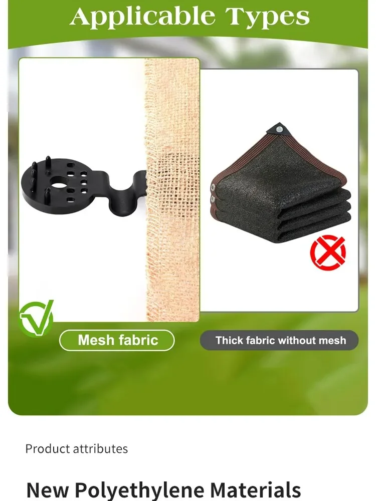 Shade Cloth Clips Detail 2